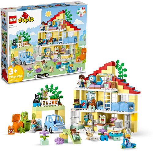 LEGO DUPLO TOWN 3 IN 1 FAMILY HOUSE