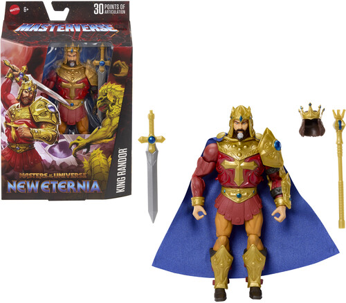 Mattel Collectible - Masters of the Universe Masterverse New Eternia King Randor (He-Man, MOTU)