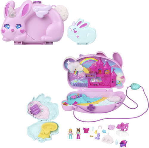 POLLY POCKET LARGE WEARABLE COMPACT UNIBUNNY