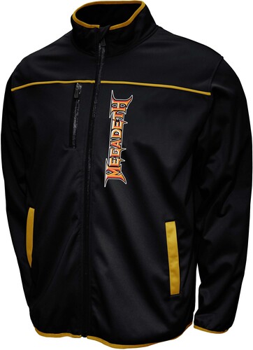 MEGADETH ROCK SOFTSHELL JACKET LG BLK M2427MEGA3