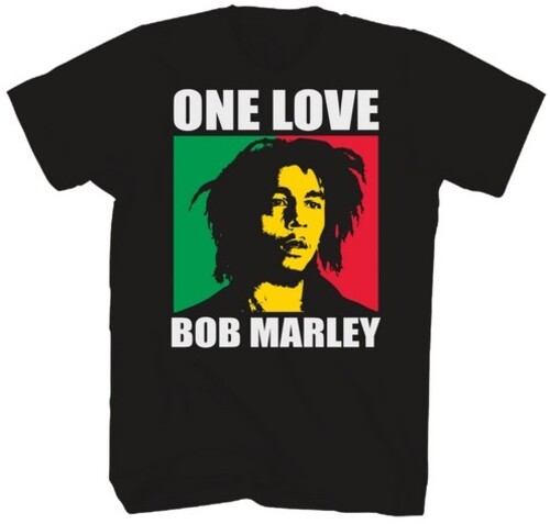 Bob Marley - One Love T-Shirt - Large Black ZRBM0675A3