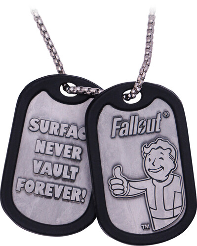 FALLOUT METAL DOG TAGS