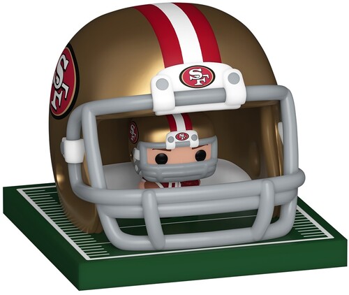BITTY POP HELMETS NFL 49ERS