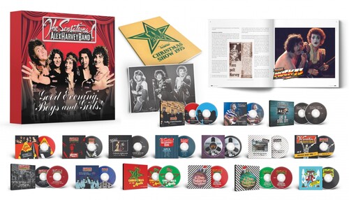Harvey, Alex / Sensational Alex Harvey Band - Good Evening Boys & Girls - 21CD Box Set with 144-page Hardback Book, Unseen & Rare Photographs vinyl record cover
