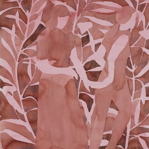 Hopeful Woman - Red