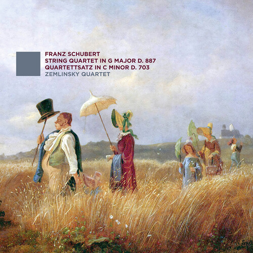 Zemlinsky Quartet - Schubert: Str Qrts D. 887 D. 703 vinyl record cover