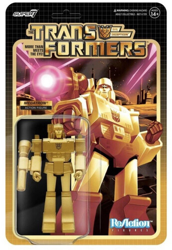 TRANSFORMERS REACTION FIGURES W1 - MEGATRON (GOLDE