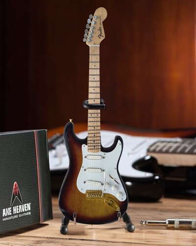 FENDER STRAT 60TH ANNIVERSARY SUNBURST MINI GUITAR