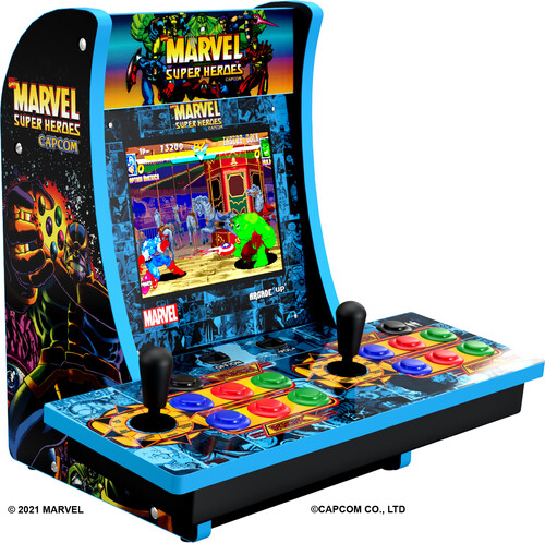 MARVEL SUPERHEROES 2 PLAYER CC W/ MARQUEE/ PORT/ HEAD