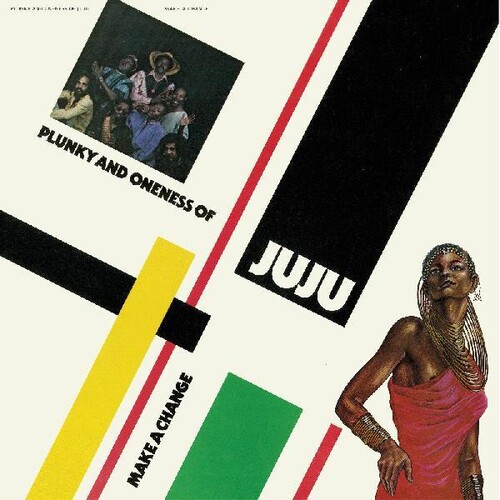Plunky & Oneness Of Juju - Make A Change vinyl record cover