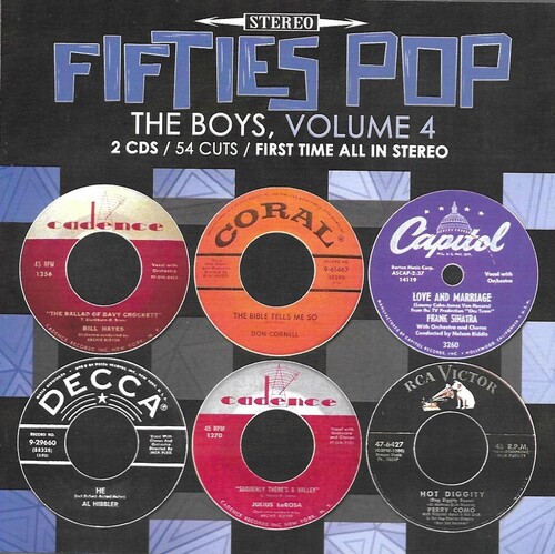 50s Pop Boys V4-54 Cuts-100% First Time Stereo