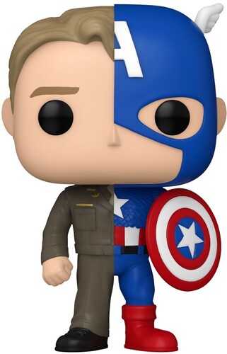 POP COMIC SPLIT CAPTAIN AMERICA STEVE ROGERS