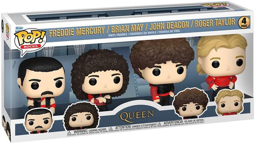 FUNKO POP ROCKS QUEEN RADIO GAGA 4 PACK