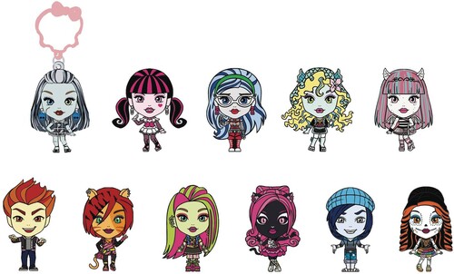 MONSTER HIGH 3D FOAM BAG CLIP - SERIES 1