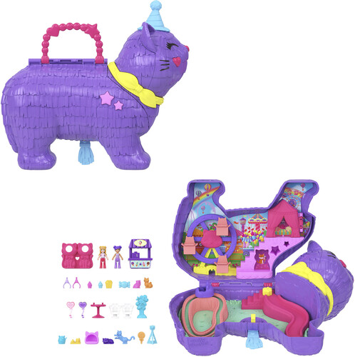 POLLY POCKET LARGE COMPACT PARTY CAT PINATA