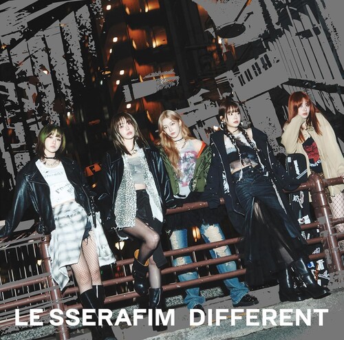 LE SSERAFIM - Different (Kim Chaewon) vinyl record cover