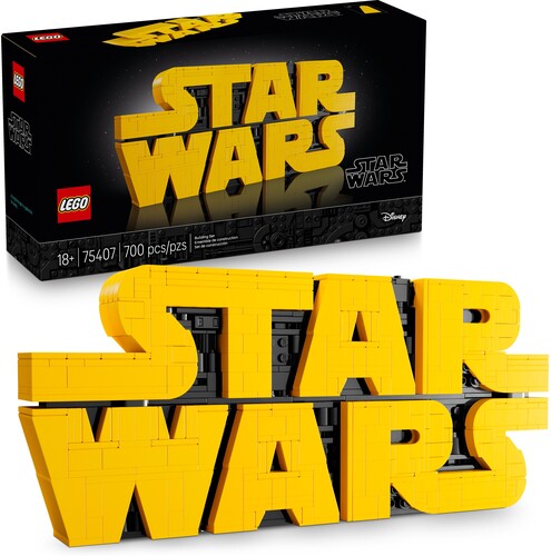 LEGO STAR WARS BRICK BUILT STAR WARS LOGO