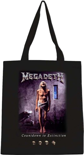 ROCKSAX MEGADETH COUNTDOWN TO EXTINCTION TOTE BLK