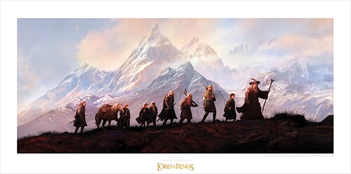 ART PRINT- THE FELLOWSHIP OF THE RING ANNIVERSARY