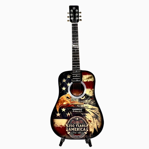 The Mini Axe - America 250 - Mini Guitar Replica Collectible