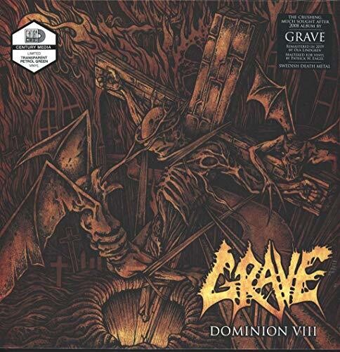 Grave - Dominion VIII (Re-issue 2019) (transparent petrol green LP)