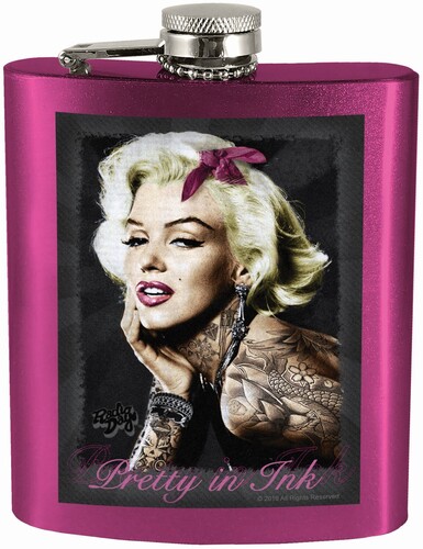 Marilyn Monroe - Marilyn Monroe Tattoos Flask