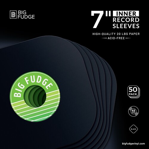 BIG FUDGE BFIS-B7X50US 7IN RND CRN INSLVS 50P BLK