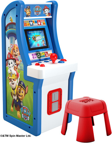 PAW PATROL ARCADE1UP JR. WITH A STOOL ASSEMBLED