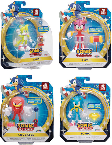 SONIC THE HEDGEHOG 4IN ARTICULATED AF WV6 ASST (NE|alliance entertainment