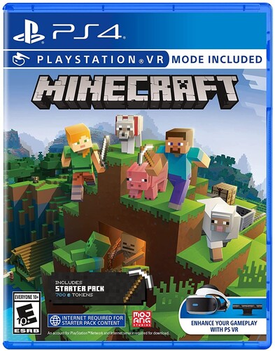 Minecraft Starter Pack on Playstation 4 (Virtual Reality Compatible)