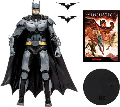 7 FIGURE WITH COMIC - INJUSTICE 2 - BATMAN