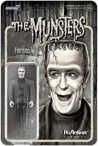 MUNSTERS REACTION W2 - HERMAN MUNSTER (GRAYSCALE)