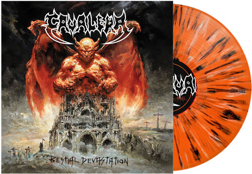 Cavalera - Bestial Devastation - Orange Black & White (Blk)