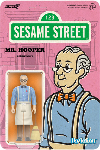 Sesame Street Reaction Figures Wv 03 - Mr. Hooper - Super7 - Sesame Street ReAction Figures Wave 03 - Mr. Hooper vinyl record cover