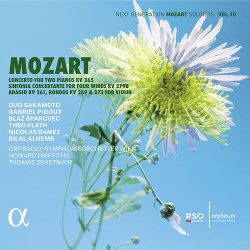 Mozart: Concerto for Two Pianos, KV 365; Sinfonia Concertante for Four Winds, KV 279b; Adagio, KV 261; Rondo, KV 269 & 373 for Violin