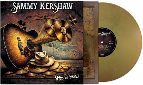 Sammy Kershaw - Muscle Shoals - Gold vinyl record cover