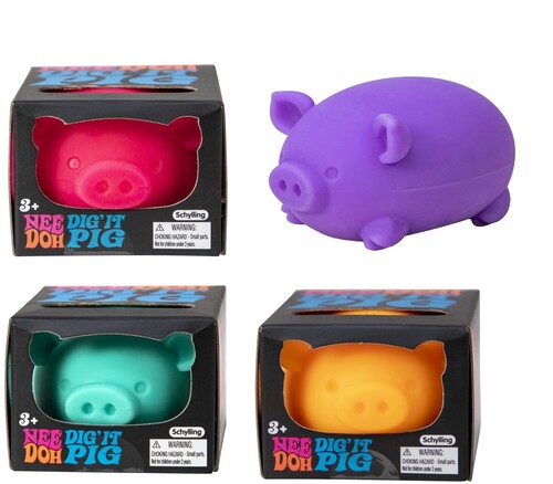 NEEDOH DIG IT PIG 1 EA 3 INCH PIG COLORS DPND