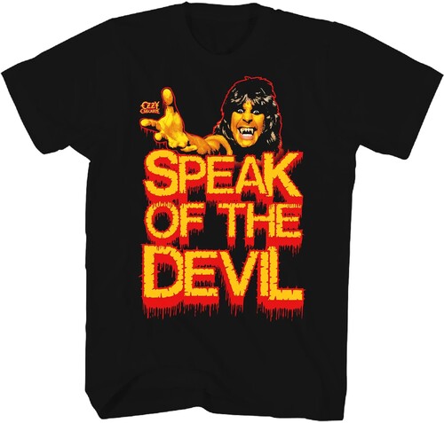 OZZY OSBORNE SPEAK OF THE DEVIL TSHIRT LARGE BLACK