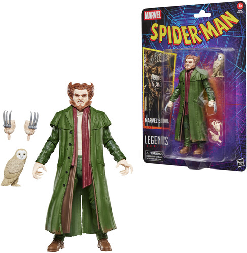 Hasbro Collectibles - Spider-Man Comics - Marvel Legends: Retro Cardback - Marvel’s Owl Action Figure