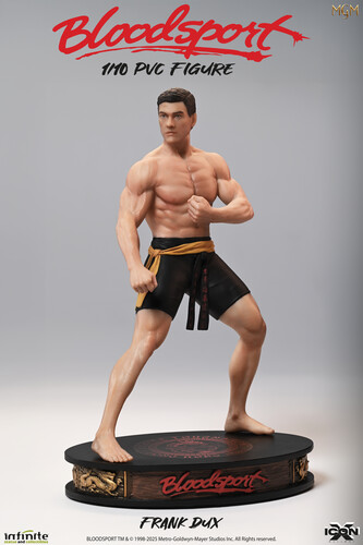 BLOODSPORT FRANK DUX 1/ 10 SCALE PVC FIGURE ICON X