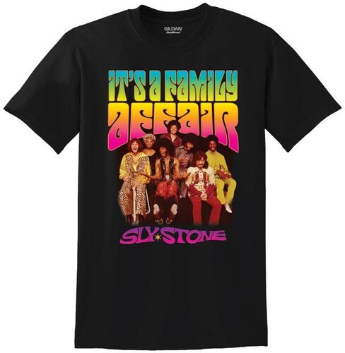 Sly and the Family Stone - It's A Family Affair - T-Shirt - X-Large (Black)