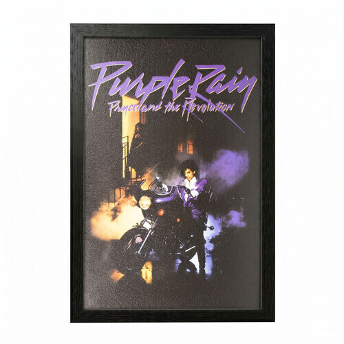 PRINCE - PURPLE RAIN 11X17 FRAMED GEL COAT