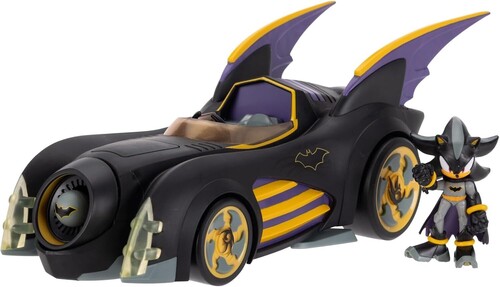 JAKKS PACIFIC DC X SONIC BATMOBILE & SHADOW BATMAN