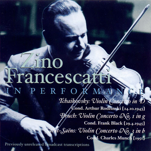 Zino Francescatti - Con VN (D Major)/Con VN 1 (GM)/3 (BM)