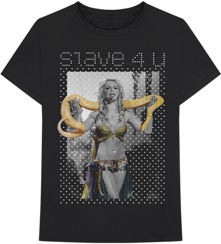 Britney Spears - Britney SLAVE 4 U Black Unisex Short Sleeve T-shirt Medium