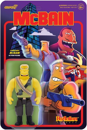 Simpsons Reaction Wv 1 McBain - McBain - Simpsons Reaction Wv 1 Mcbain - Mcbain (Afig) vinyl record cover