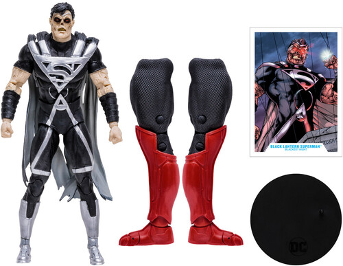 DC WAVE 8 BLACKEST NIGHT - BLACK LANTERN SUPERMAN