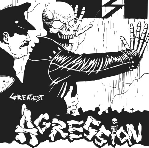 Agression - Greatest - Black/White Splatter (Blk) [Colored Vinyl] (Wht)