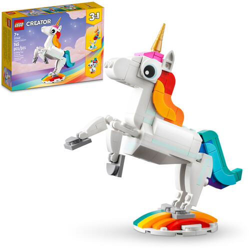 LEGO CREATOR MAGICAL UNICORN 3 IN 1