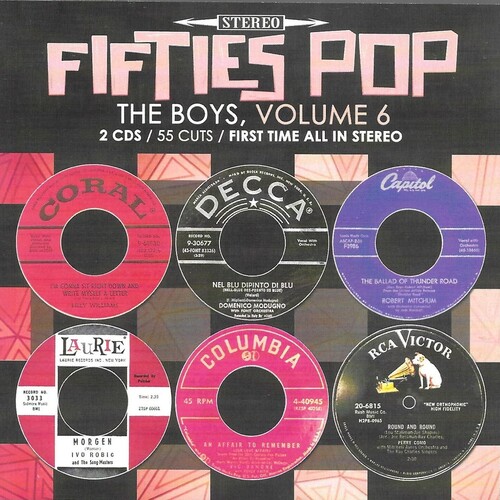 50s Pop Boys V6-55 Cuts-100% First Time Stereo